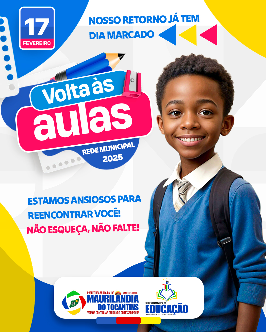 Voltas as Aulas da Rede Municipal 2025!