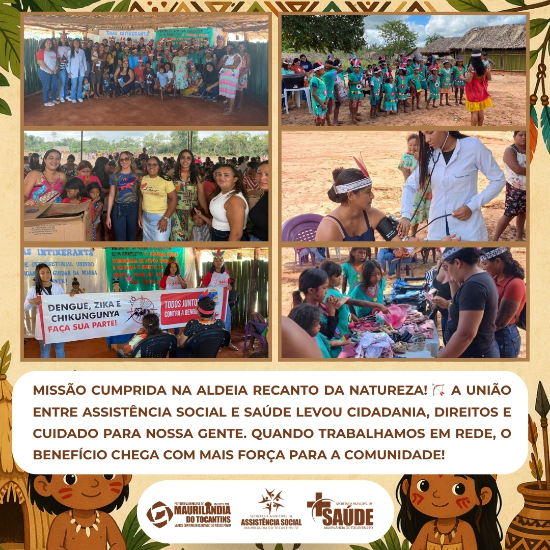 23/05 AÇÃO DA ASSISTÊNCIA SOCIAL NAS ALDEIA